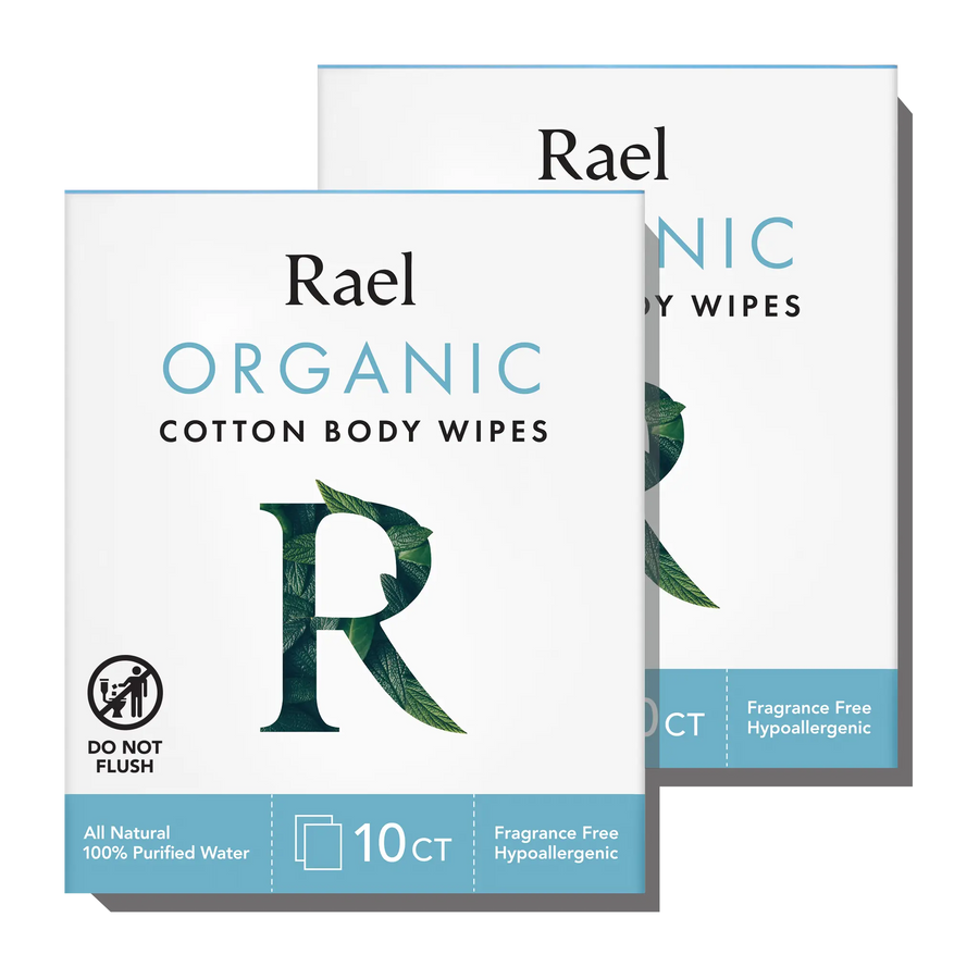 Organic Cotton Body Wipes - 2 Pack C6